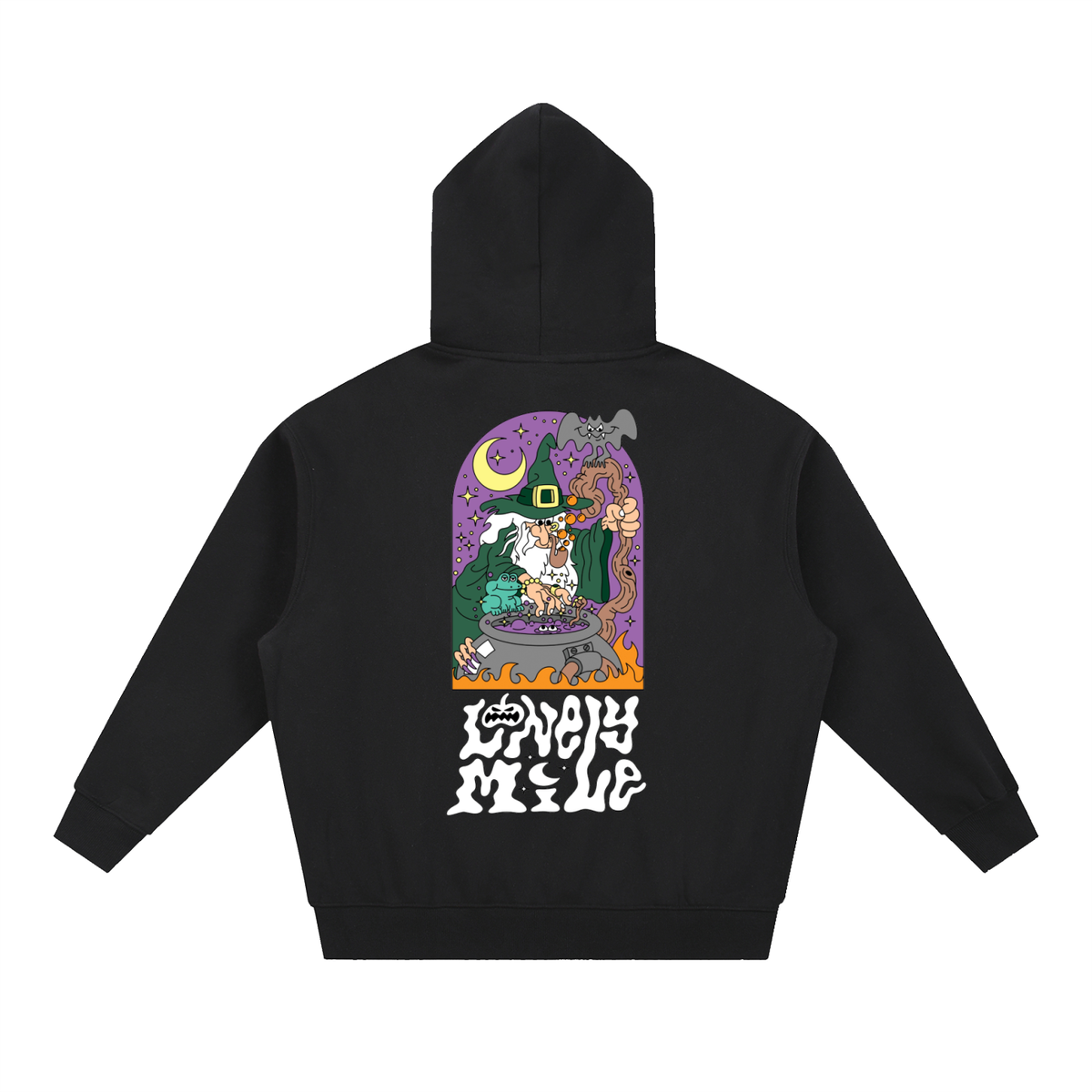 Oversized Wicked Wizard Fleece Hoodie