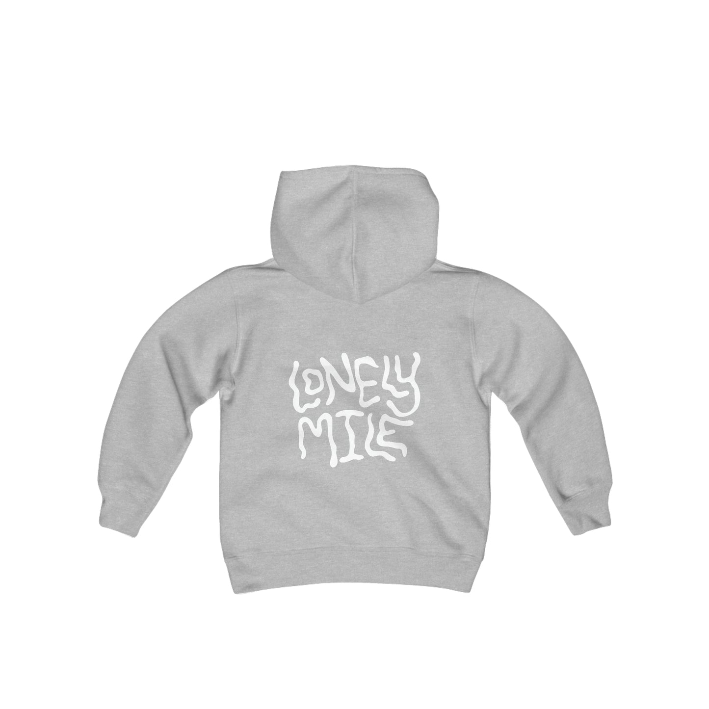 Lonely Mile Front & Back Print Youth Hoodie