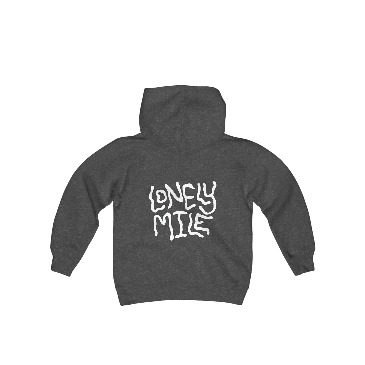 Lonely Mile Front & Back Print Youth Hoodie