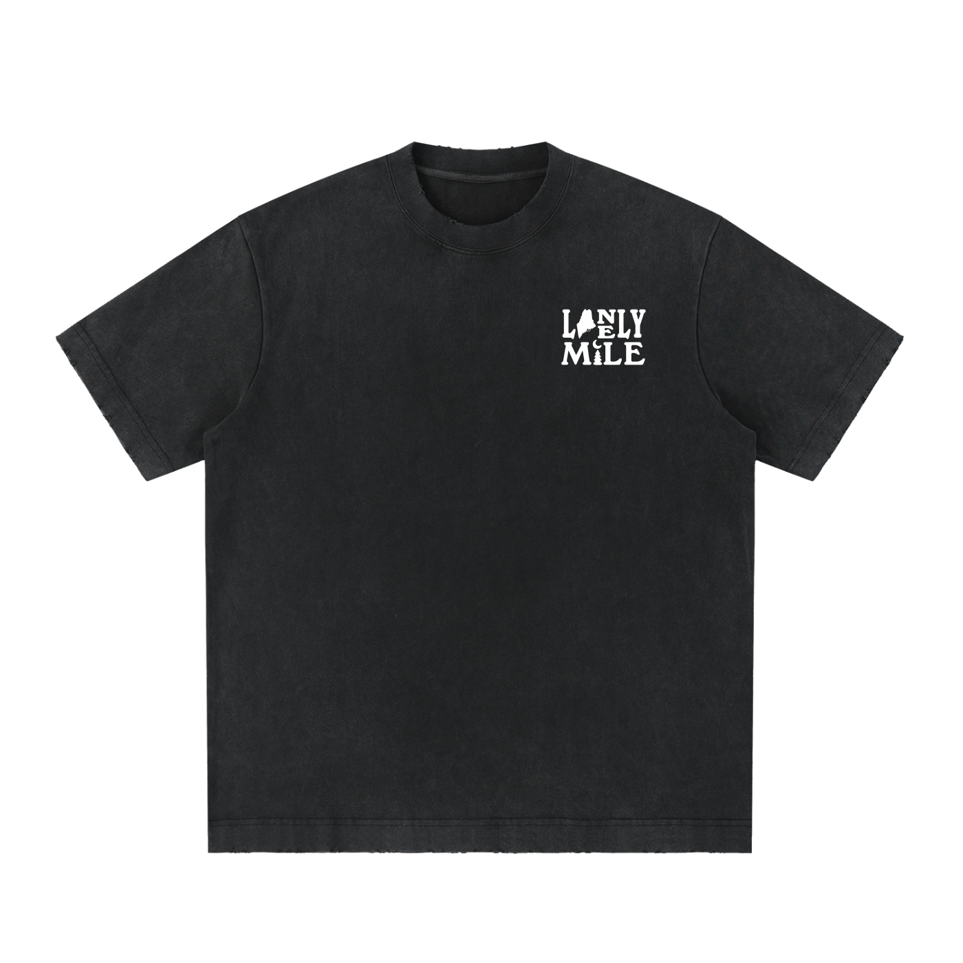 Maine Moose Heavyweight Frayed T-Shirt
