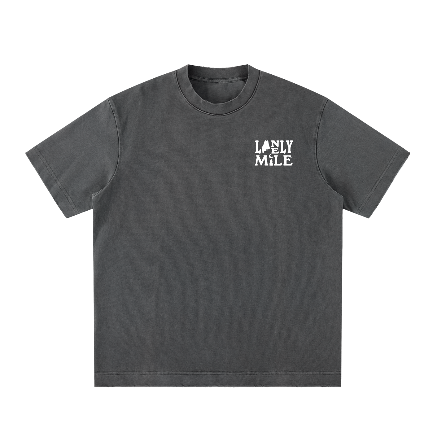 Maine Moose Heavyweight Frayed T-Shirt