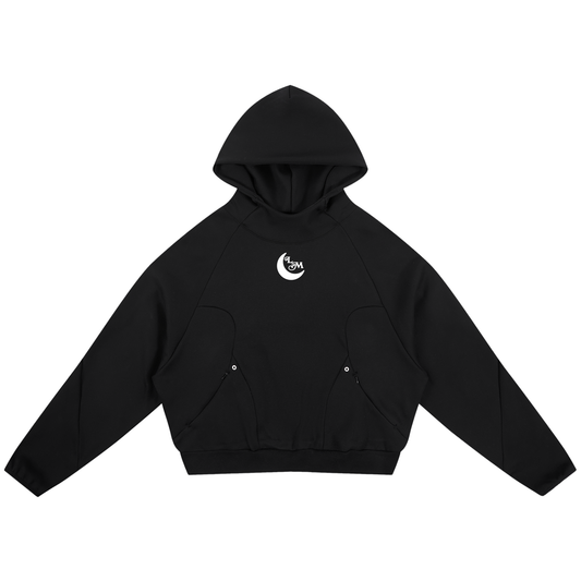 Curved Panel Raglan Hoodie