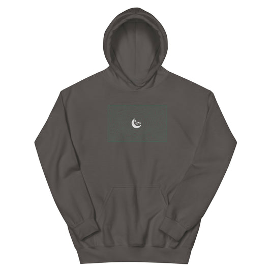 Topographic Hoodie (Green Embroidery)