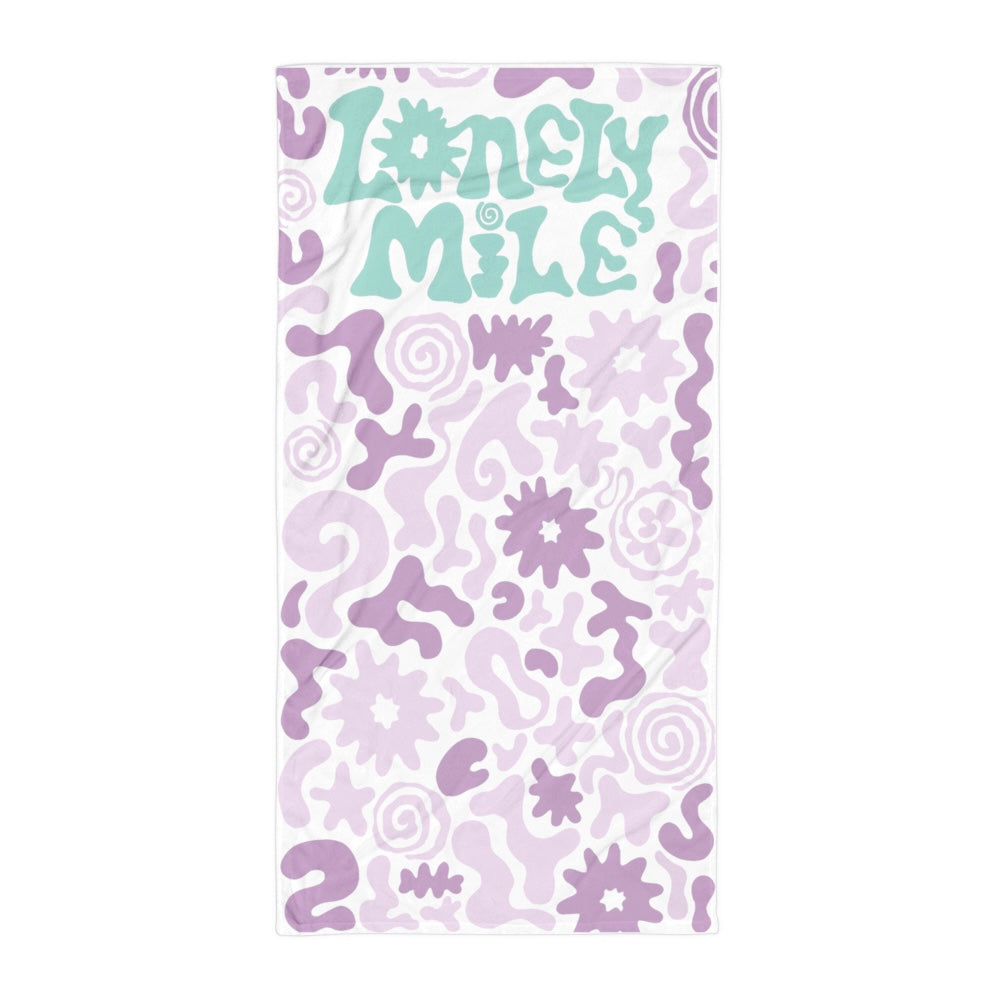 Seafoam & Lavender Beach Towel