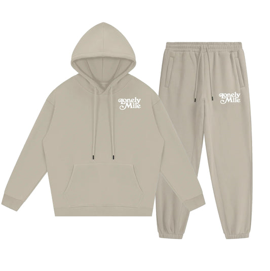 Gray Apricot Athletic Set