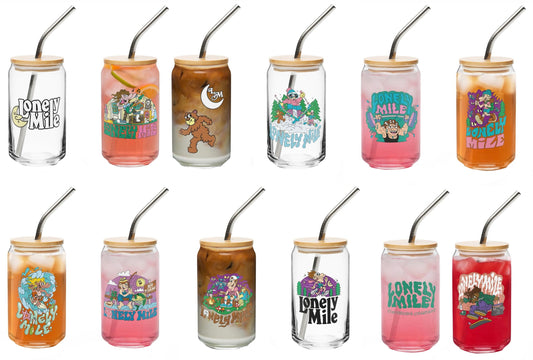 Lonely Mile Glass Set