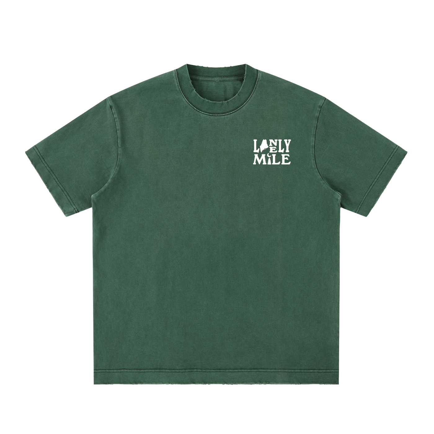 Maine Moose Heavyweight Frayed T-Shirt