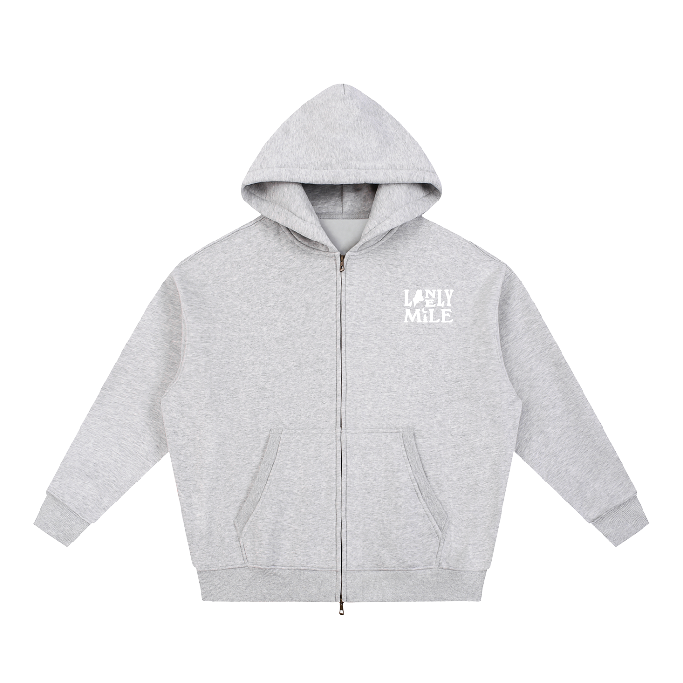 Maine Moose Boxy Zip-up Hoodie