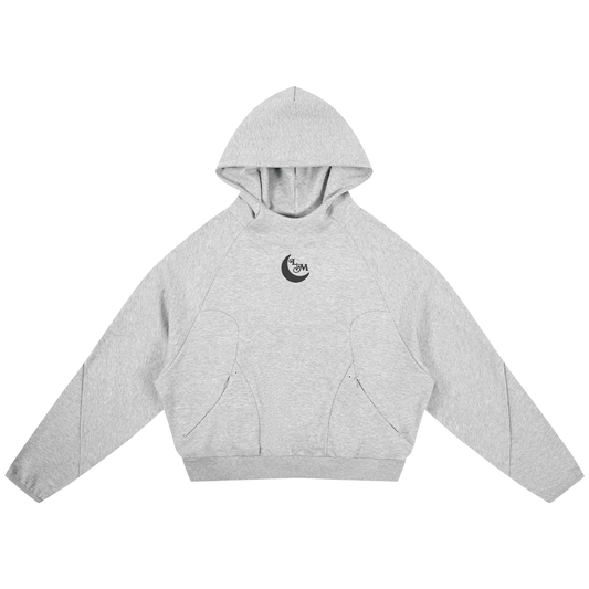 Curved Panel Raglan Hoodie
