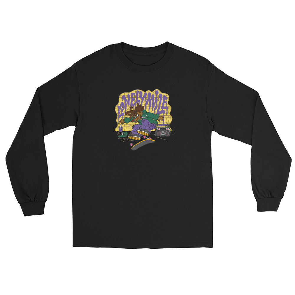Aerosol & Asphalt Long Sleeve Tee (Yellow Graphic) – Lonely Mile Aerosol & Asphalt Long Sleeve Tee (Yellow Graphic) – Lonely Mile
