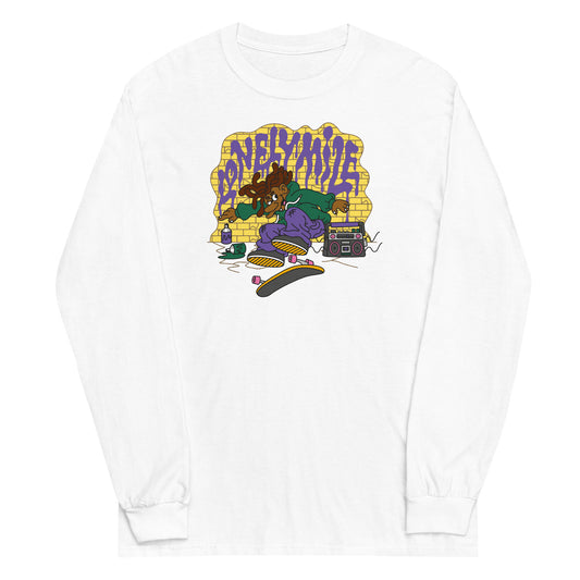 Aerosol & Asphalt Long Sleeve Tee (Yellow Graphic)