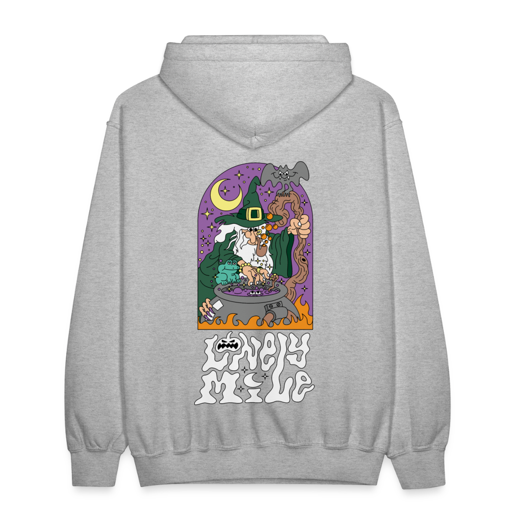 Lonely Mile Wicked Wizard Hoodie - heather gray