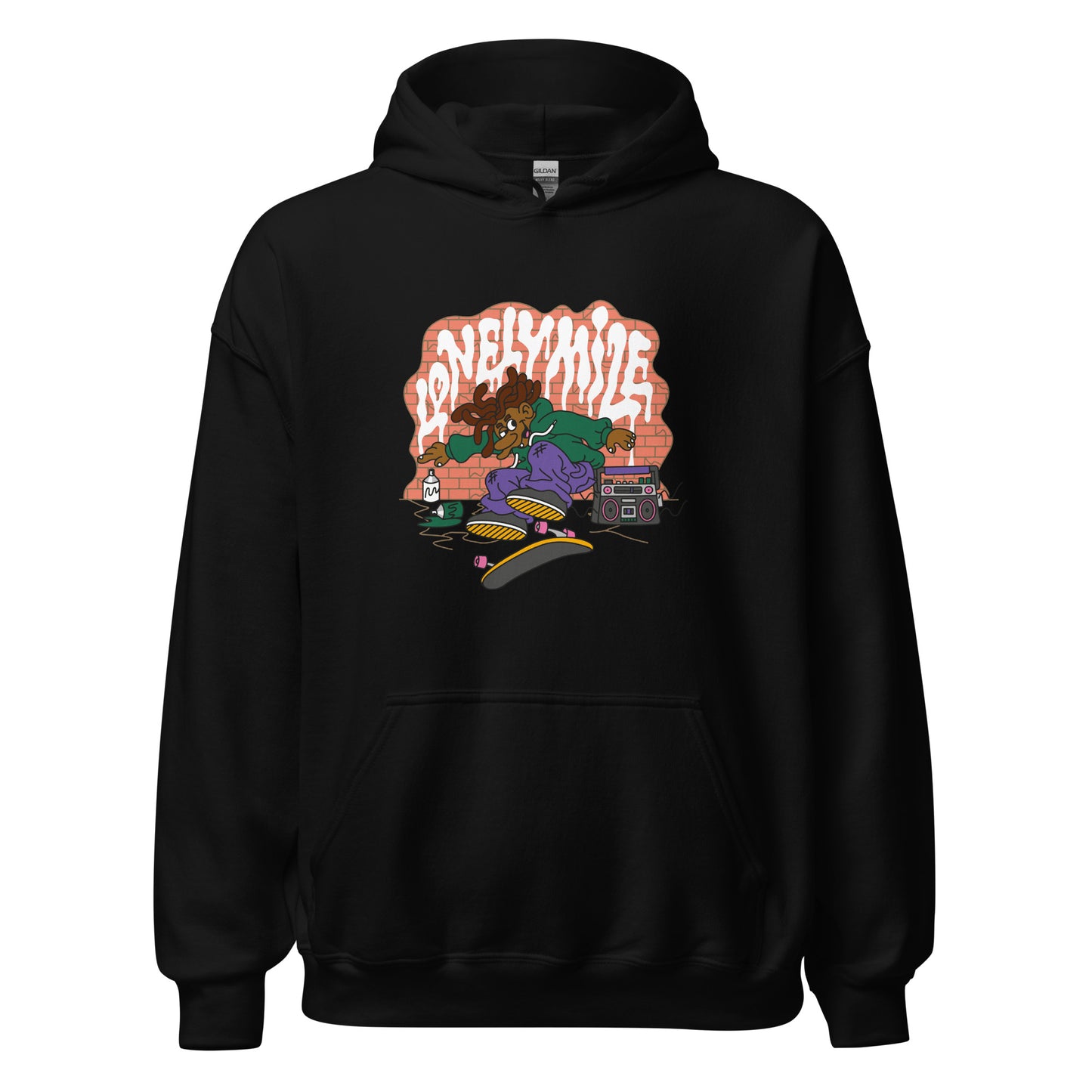 Aerosol & Asphalt Hoodie (Red Graphic)